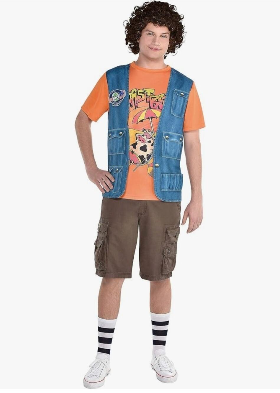 NEW Netflix Dustin Roast Beef Halloween Costume Adult XXL Stranger Things Outfit